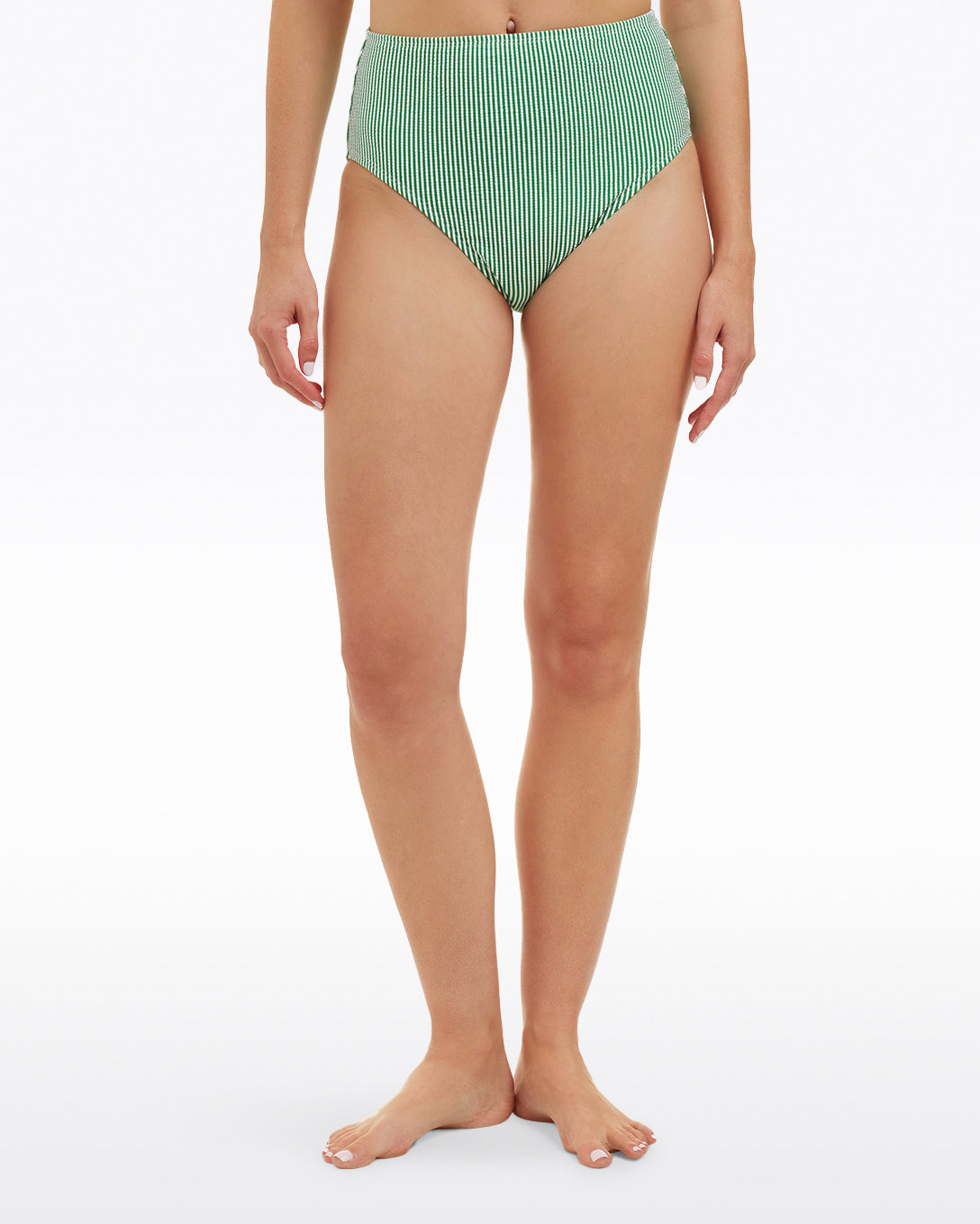Seersucker High Waist Swim Bottom – Classic | Draper James Value