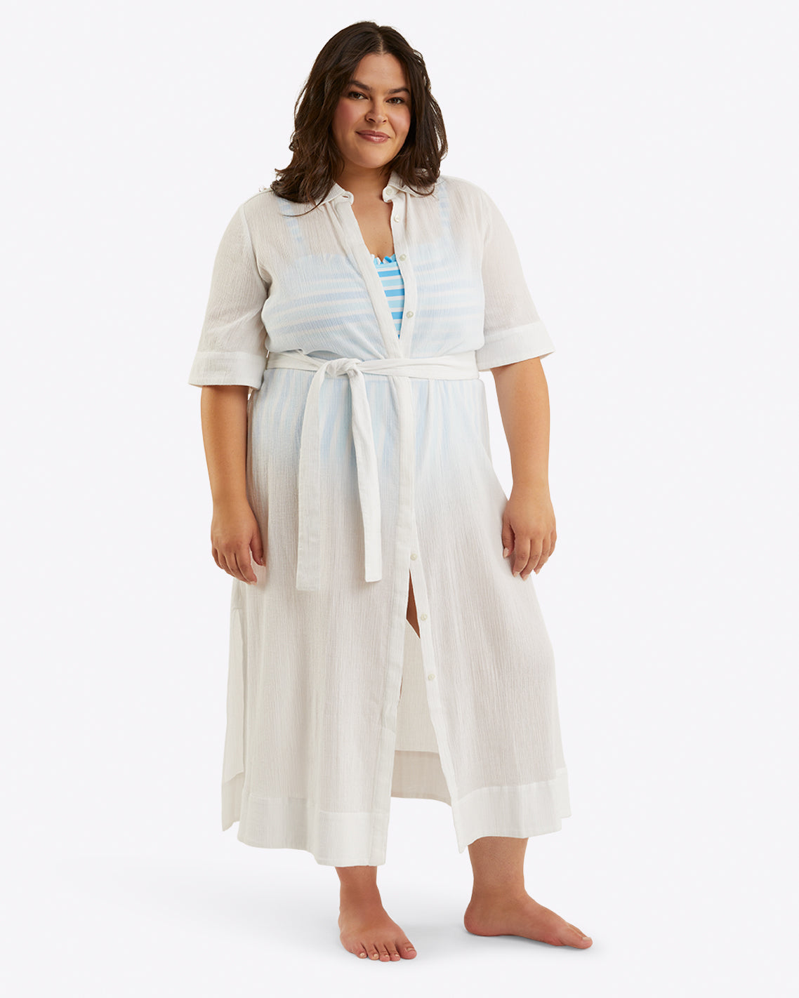 Crinkle Cotton Coverup | Draper James Essential