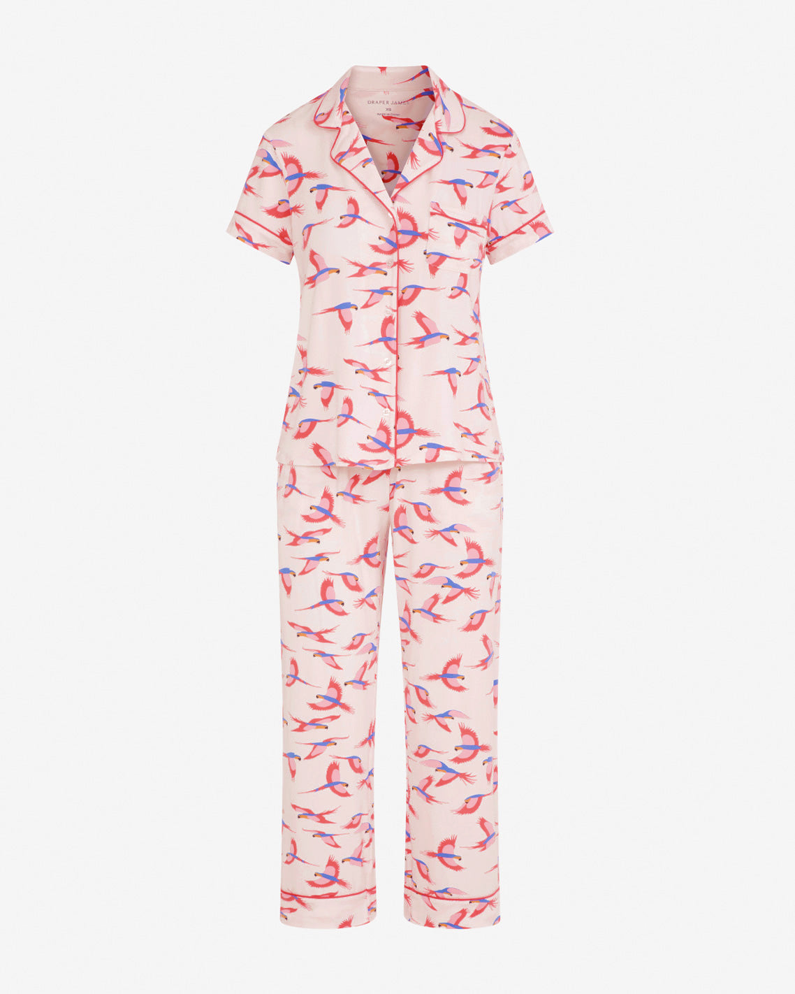 Short Sleeve Linda in Pink Parrot | Draper James New