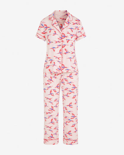 Short Sleeve Linda in Pink Parrot | Draper James New