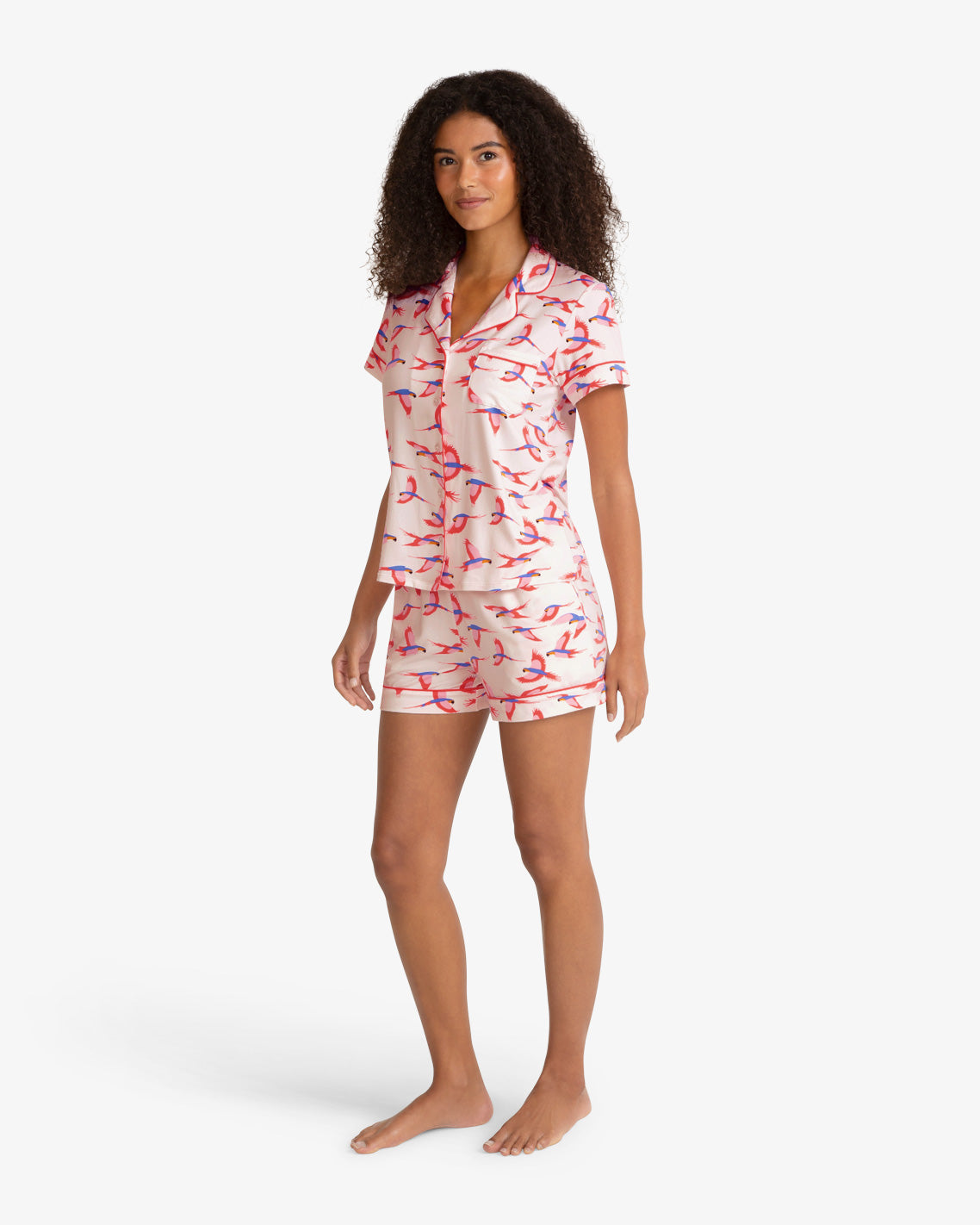 Sara Pajama in Pink Parrot | Draper James Popular