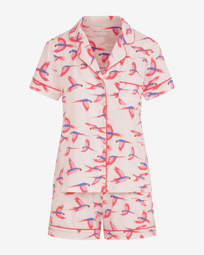 Sara Pajama in Pink Parrot | Draper James Popular