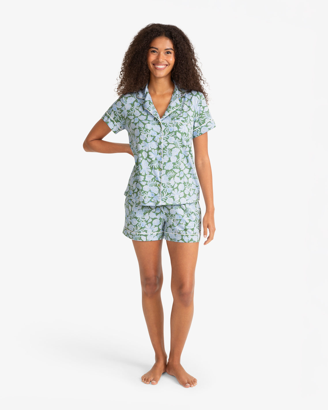 Sara Pajama in Shell Fan | Draper James Everyday