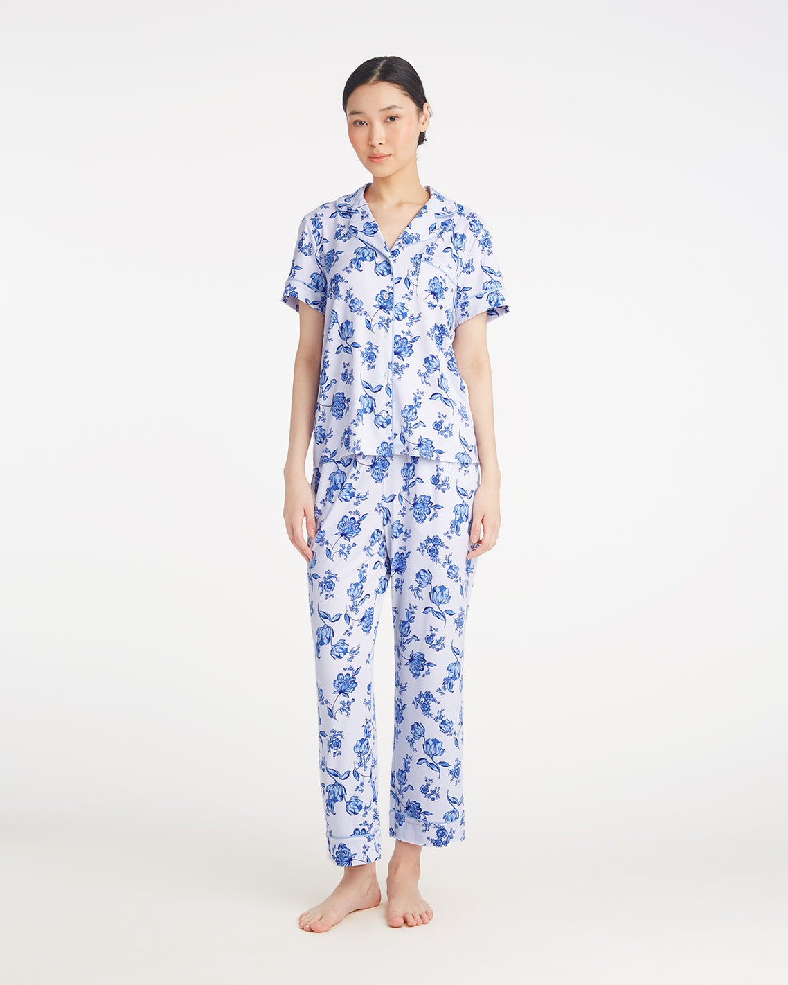 Linda Pajama Set in Magnolia Toile | Draper James Value