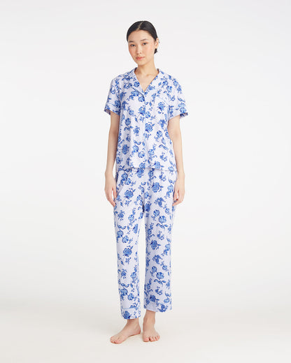 Linda Pajama Set in Magnolia Toile | Draper James Value