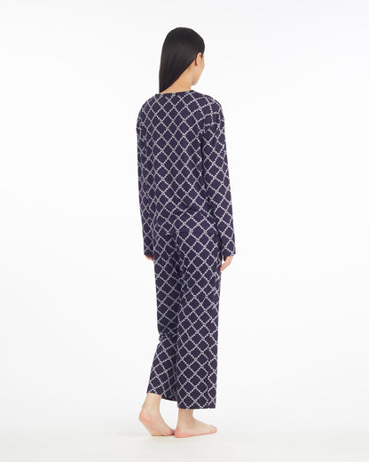 Amelia Pajama Set in Vine Lattice | Draper James Sale