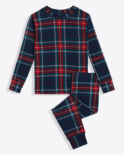 Kids Crewneck Pajama Set in Georgia Plaid | Draper James Recommended
