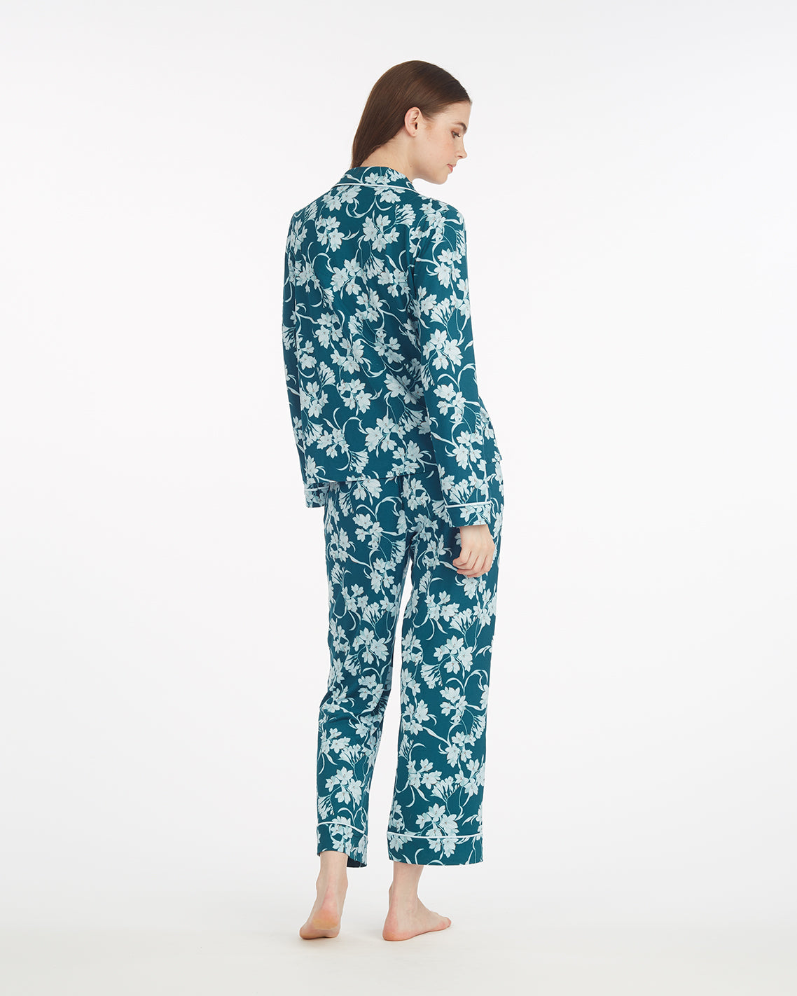 Long-Sleeve Linda Pajama Set in Wild Grove | Draper James Great Value