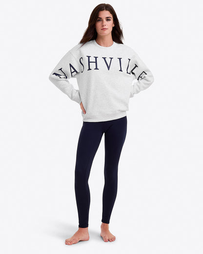 Nashville Crewneck Sweatshirt in Grey | Draper James Everyday