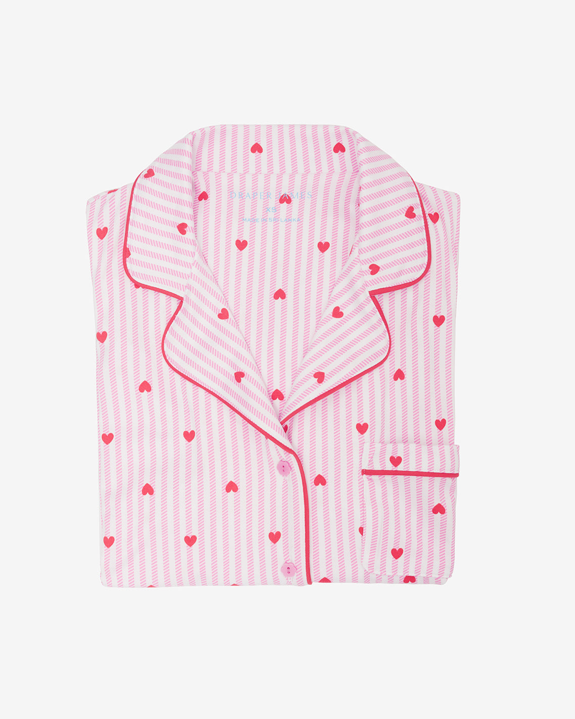 Linda Pajama Set in Sweetheart Stripes | Draper James Latest