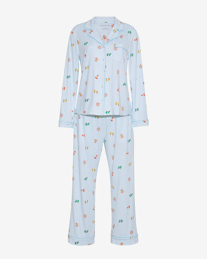 Linda Long-Sleeve Pajama Set in Winter Wonderland | Draper James Best Seller