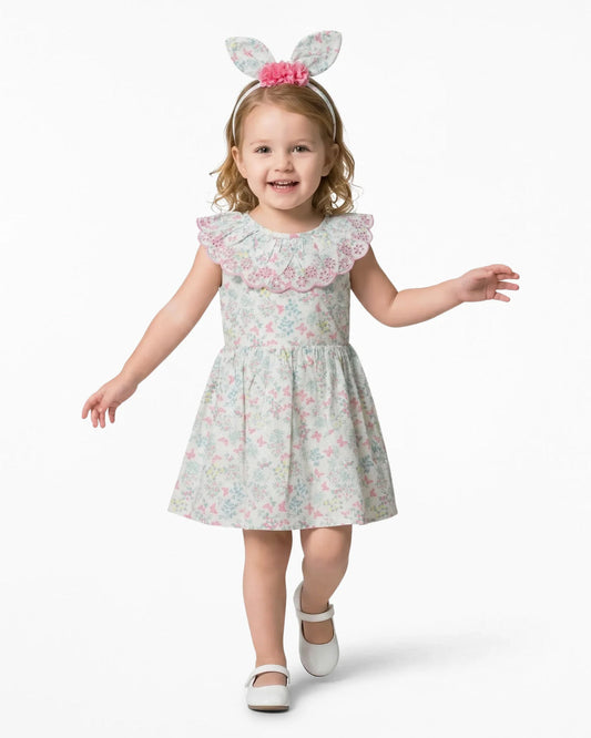 Easter Print Dress with Headband | Draper James Quality