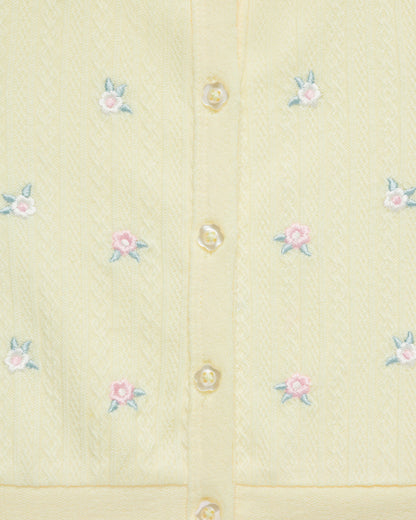 Floral Sweater Knit Skirt Set with Bow in Yellow | Draper James Exclusive