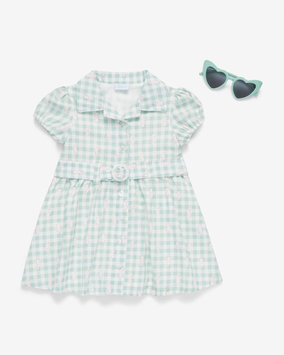 Plaid Dress with Sunglasses in Green | Draper James Best Price