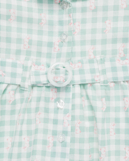 Plaid Dress with Sunglasses in Green | Draper James Best Price