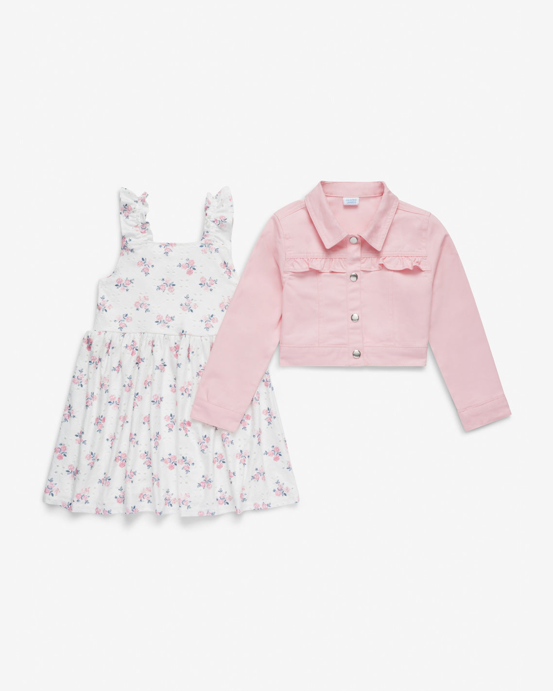 Jacket Floral Dress Set in Pink | Draper James New