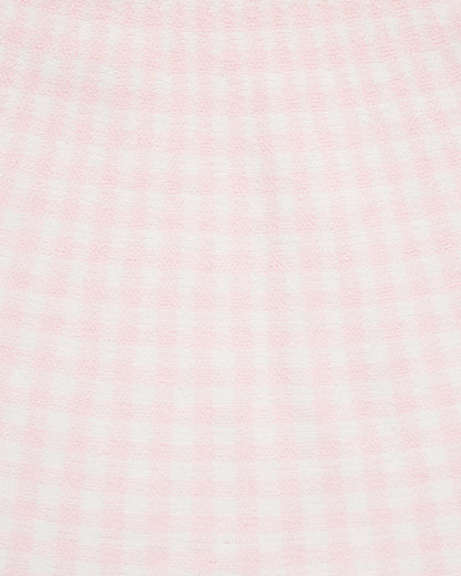 Gingham Sweater Knit Skirt Set with Headband in Pink | Draper James Discount