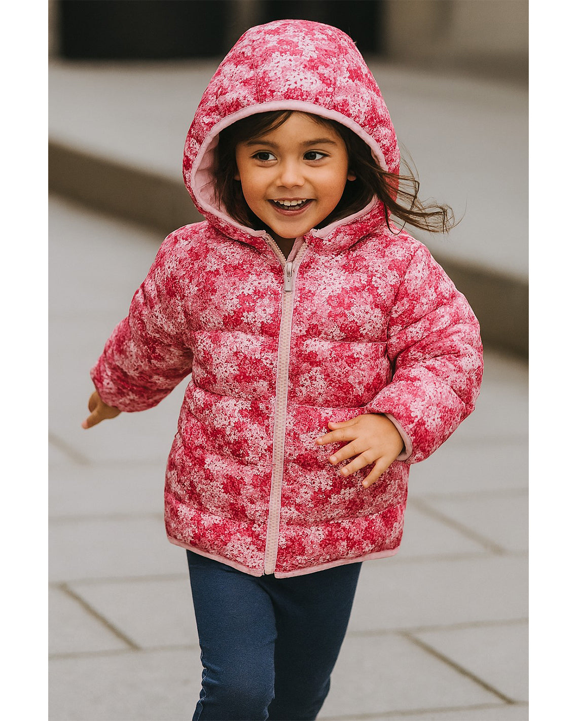 Girls Zip Up Printed Coat | Draper James Signature