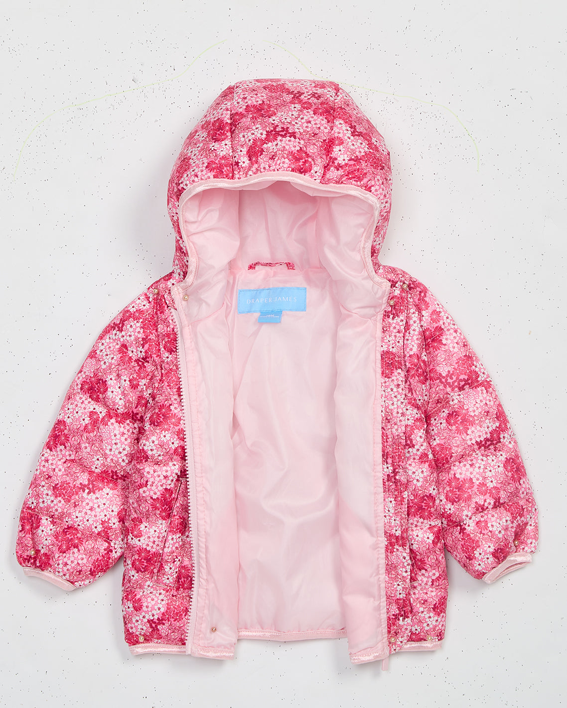 Girls Zip Up Printed Coat | Draper James Signature