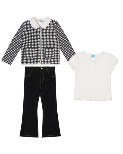 Girls' Top, Pant And Jacket Set | Draper James Premium