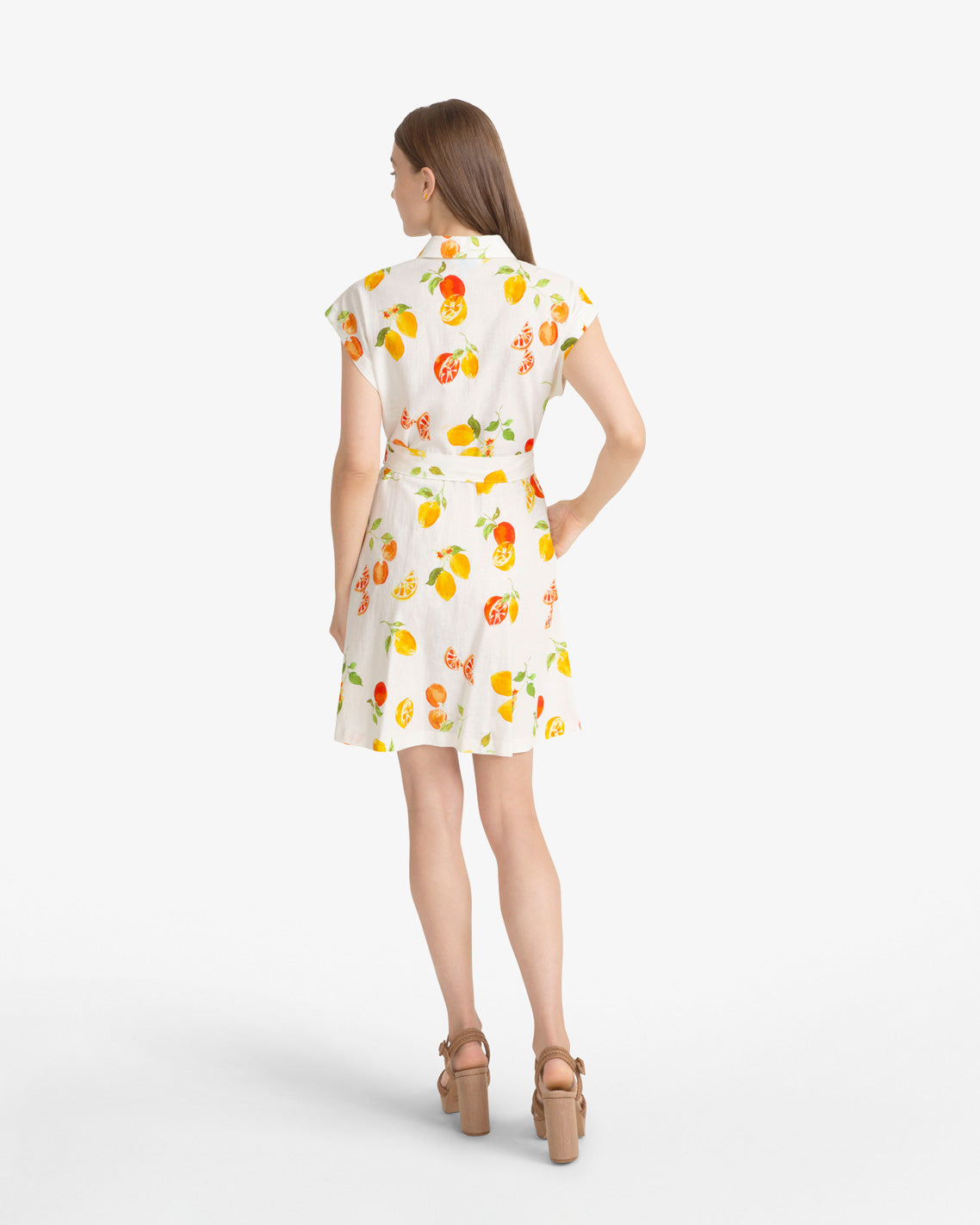 Trisha Citrus Print Dress | Draper James Discount