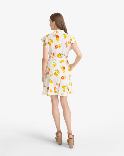 Trisha Citrus Print Dress | Draper James Discount