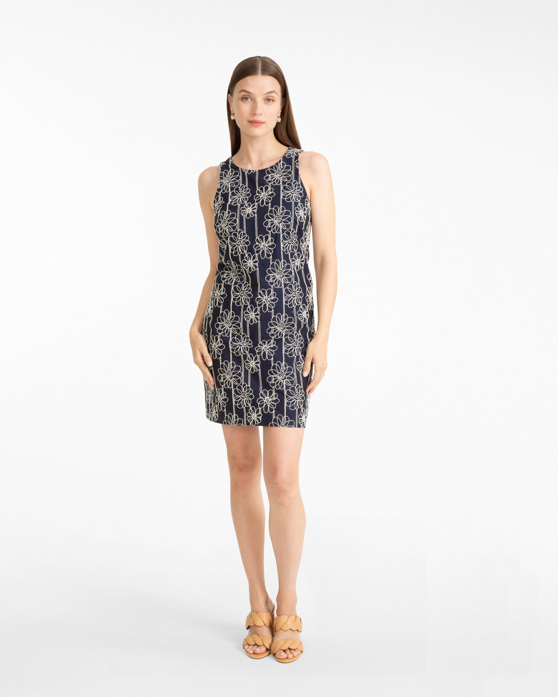 Priscilla Sleeveless Dress in Embroidery | Draper James Popular