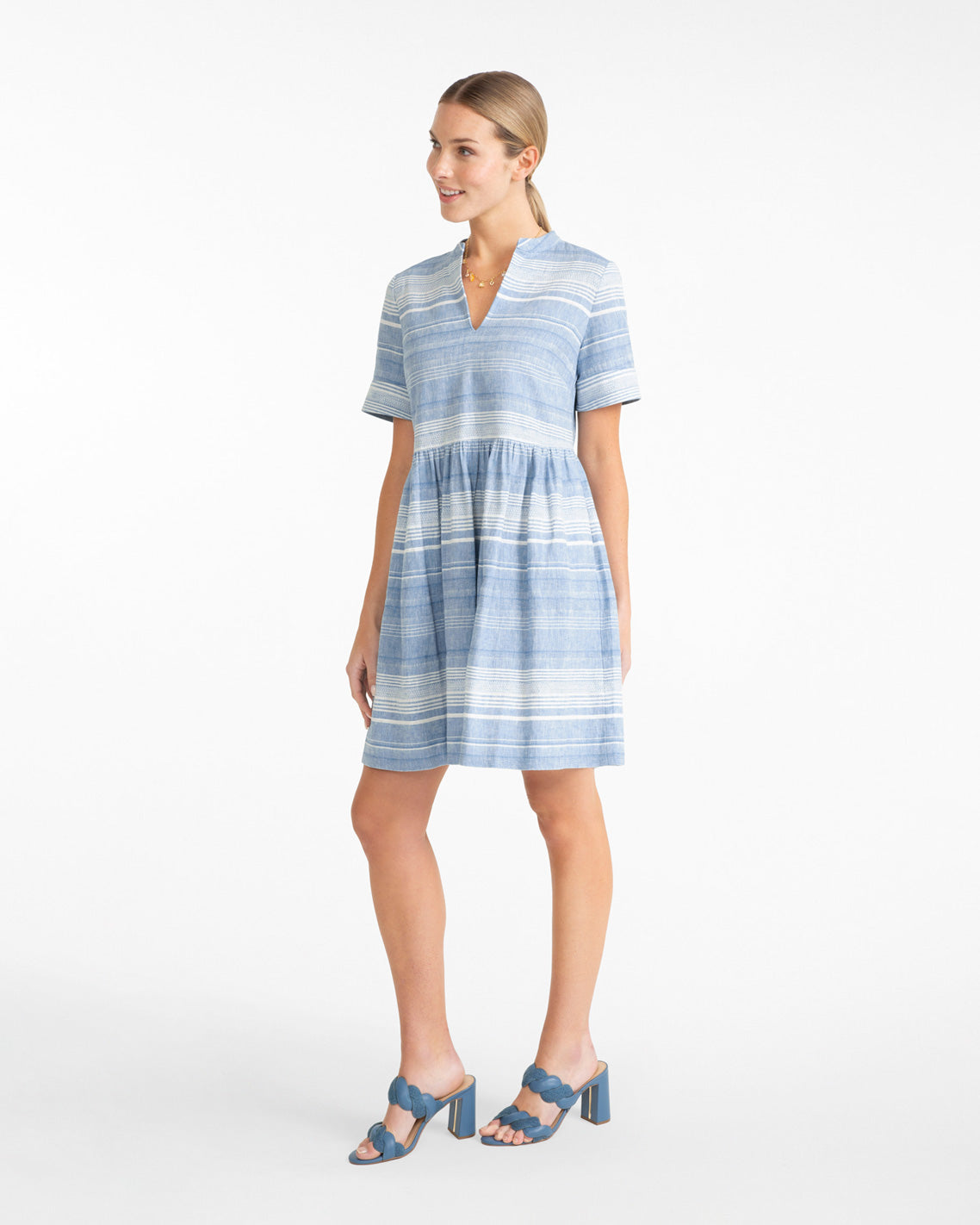 Simone Mini Dress in Stripe | Draper James Trusted