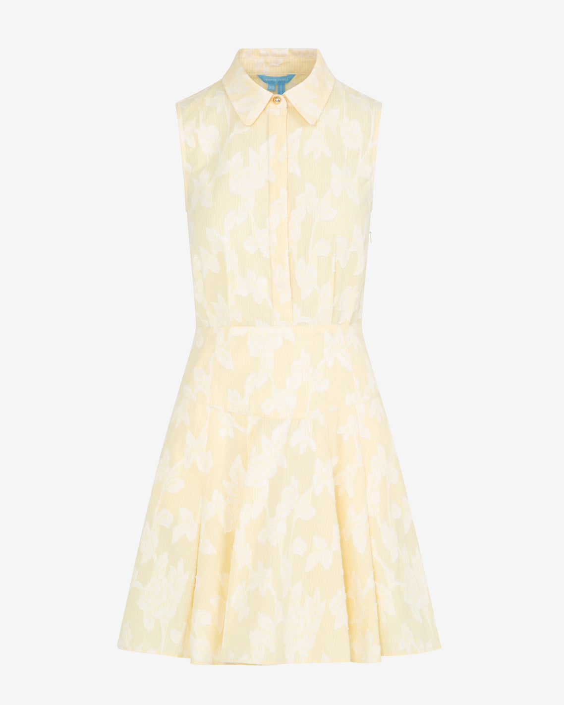 Brighton Mini Collared Dress in Striped Fil Coupe | Draper James Classic