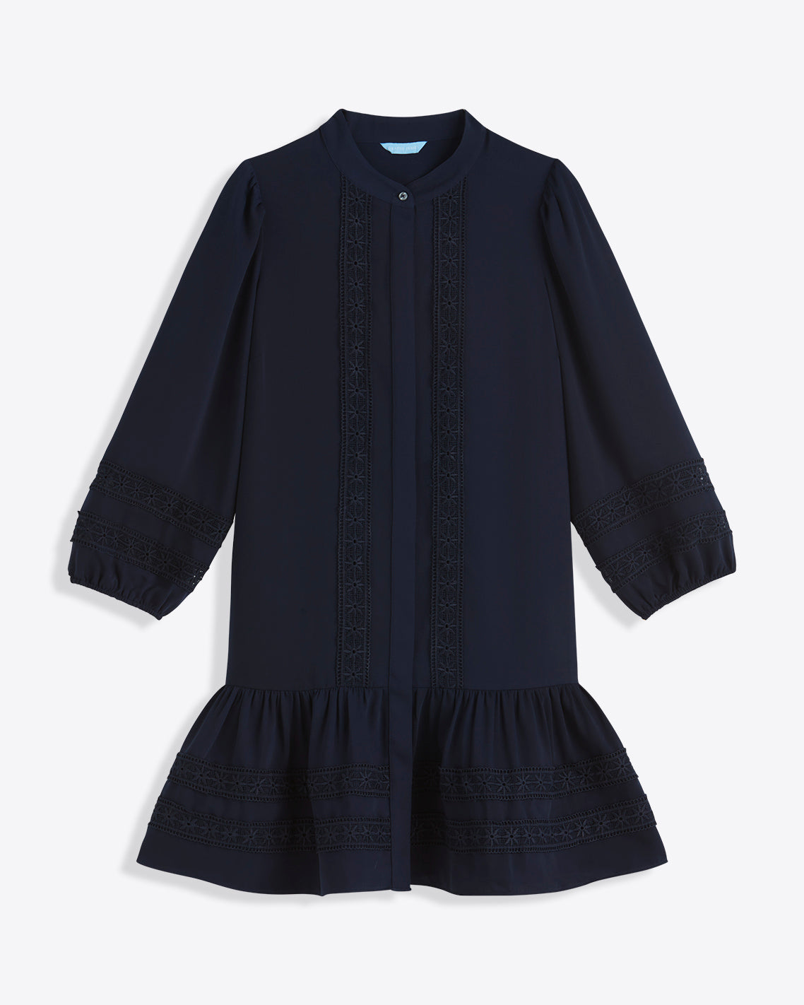 Molly Mini Dress in Embroidered Stripe | Draper James Discount