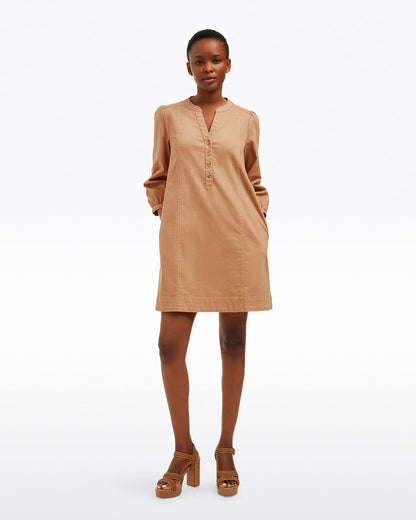Felicity Popover Shift Dress in Croissant | Draper James Hot Sale