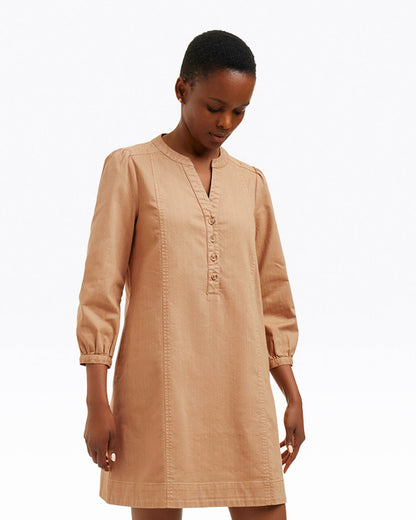 Felicity Popover Shift Dress in Croissant | Draper James Hot Sale