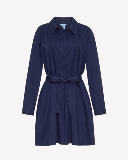 Ellie Pleated Shirtdress in Cotton Dobby | Draper James Quality