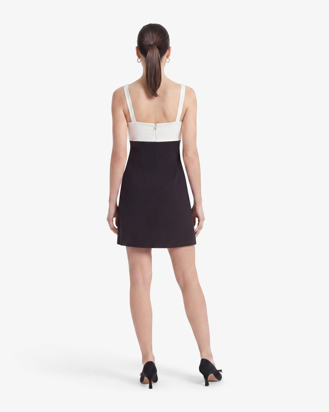Henrietta Mini Dress in Black and White | Draper James Classic