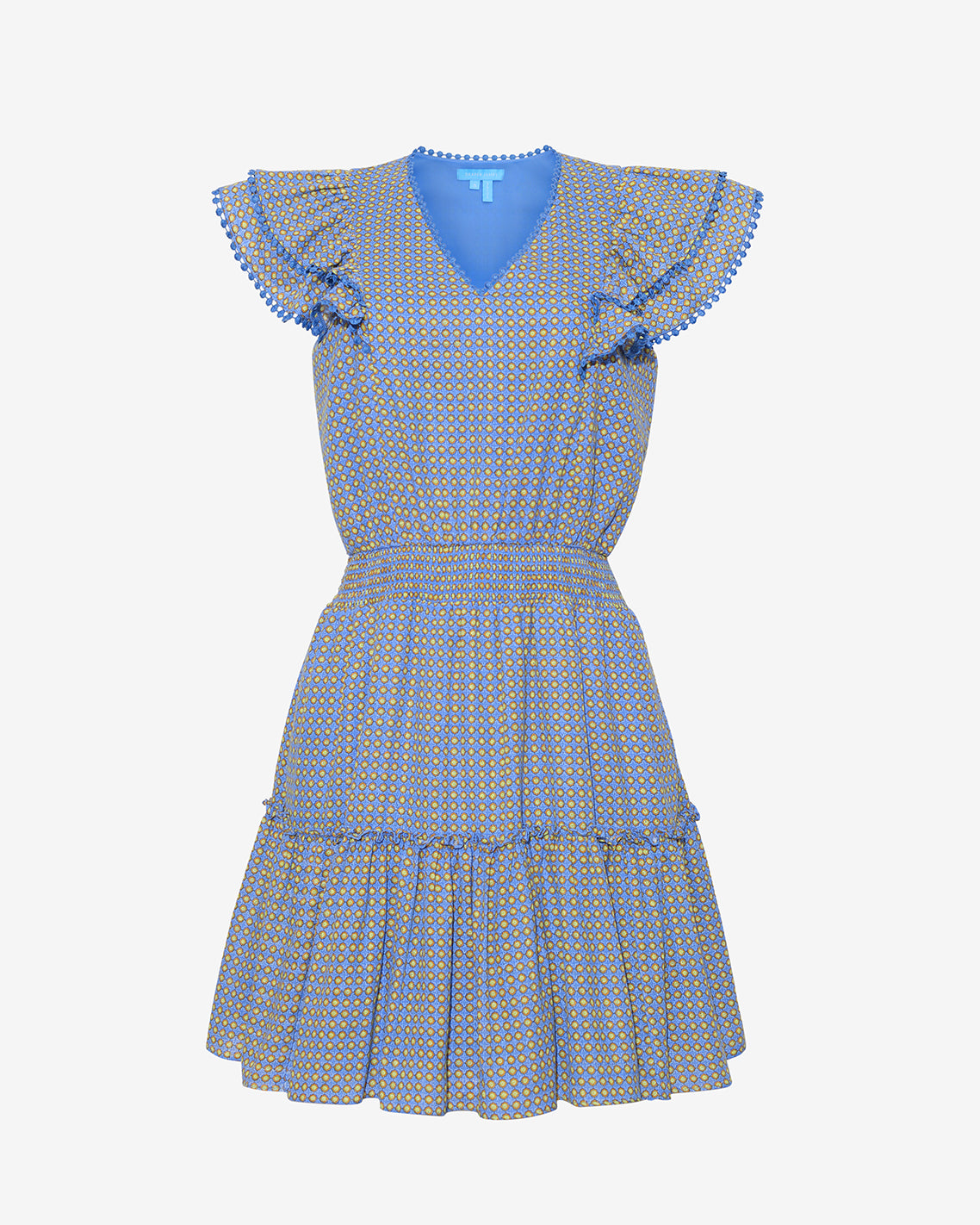 Gabby Mini Dress in Blue Dots | Draper James Smart Buy