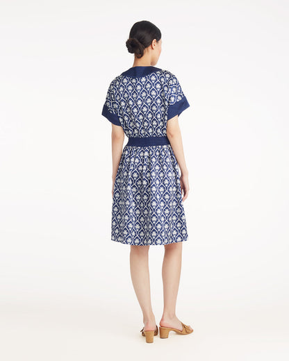Colleen Short Sleeve Wrap Dress in Clover Field | Draper James Signature