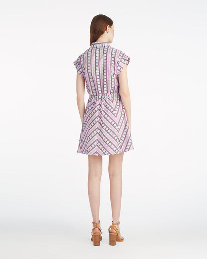 Phoebe Mini Shirtdress in Dotted Stripes Jacquard | Draper James Customer Favorite