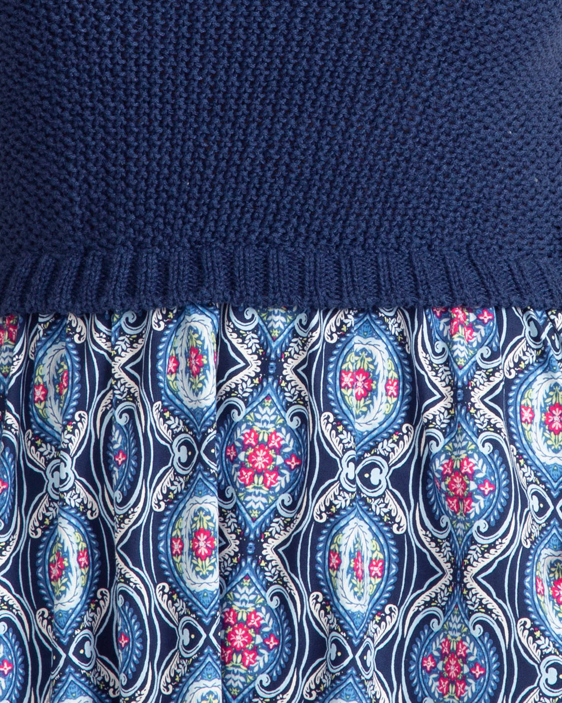 Chiara Mixed Media Midi Dress | Draper James Recommended