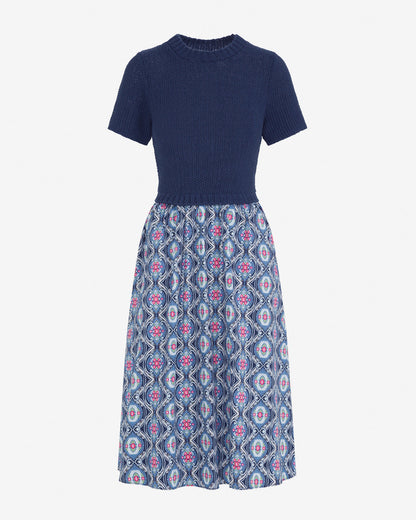 Chiara Mixed Media Midi Dress | Draper James Recommended
