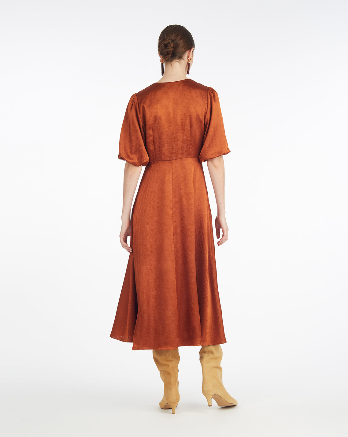 Maisy Midi Dress in Gingerbread | Draper James Quality