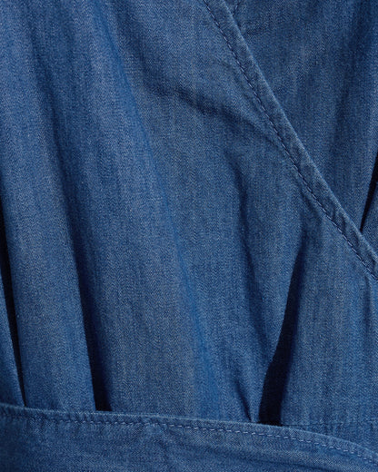 Reagan Denim Maxi Dress in Medium Wash | Draper James Top Pick