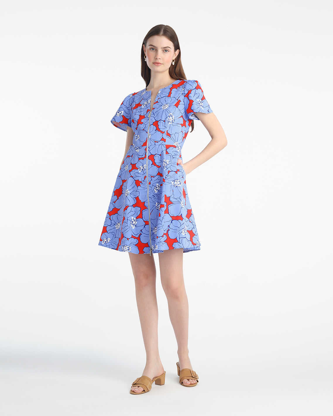Mae Love Circle Mini Dress in Floating Floral | Draper James Essential