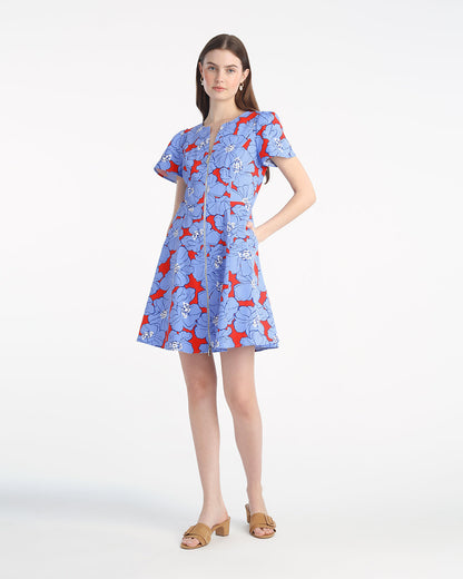 Mae Love Circle Mini Dress in Floating Floral | Draper James Essential