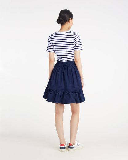 Wilson Mini Dress in Navy Stripe | Draper James New