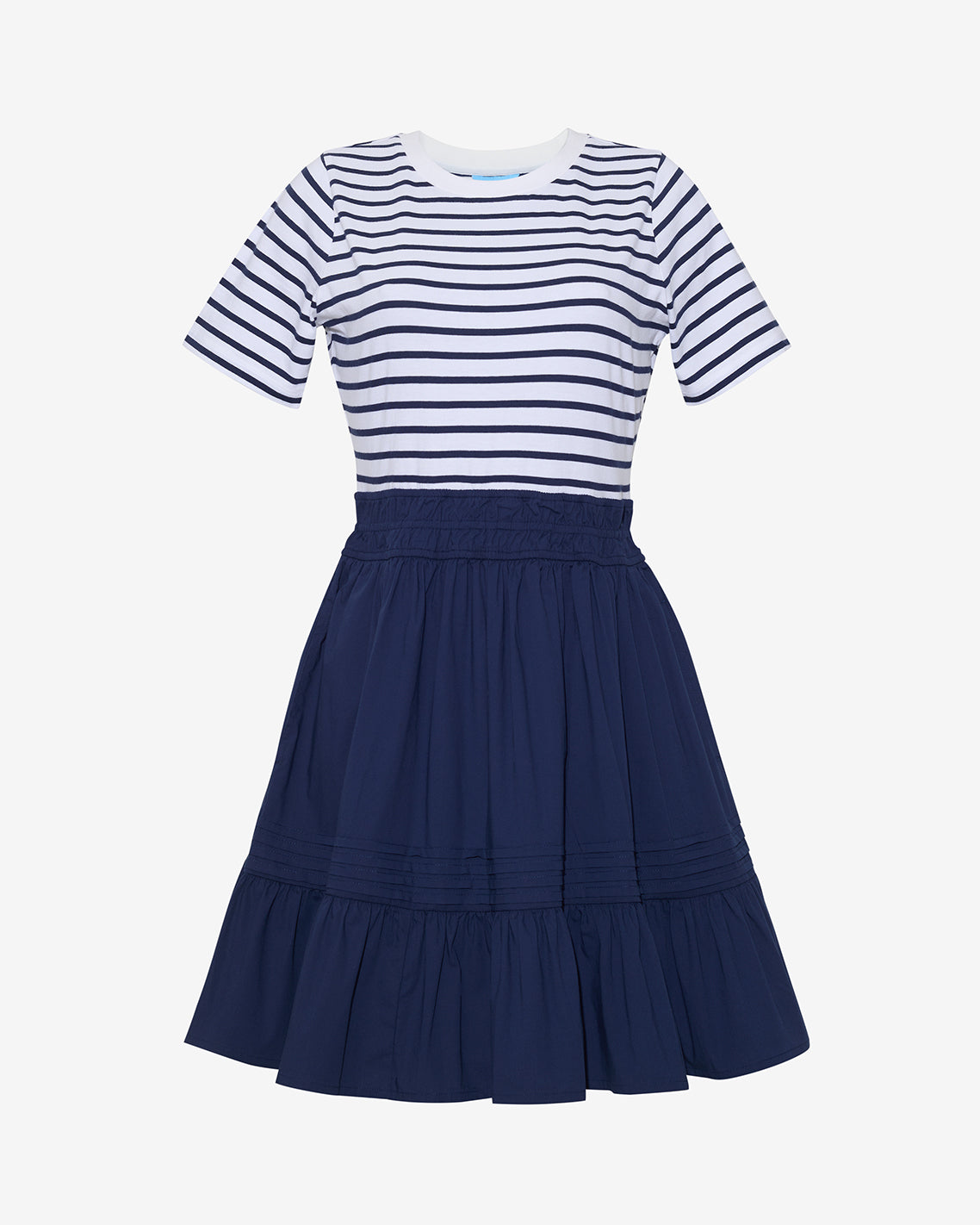 Wilson Mini Dress in Navy Stripe | Draper James New