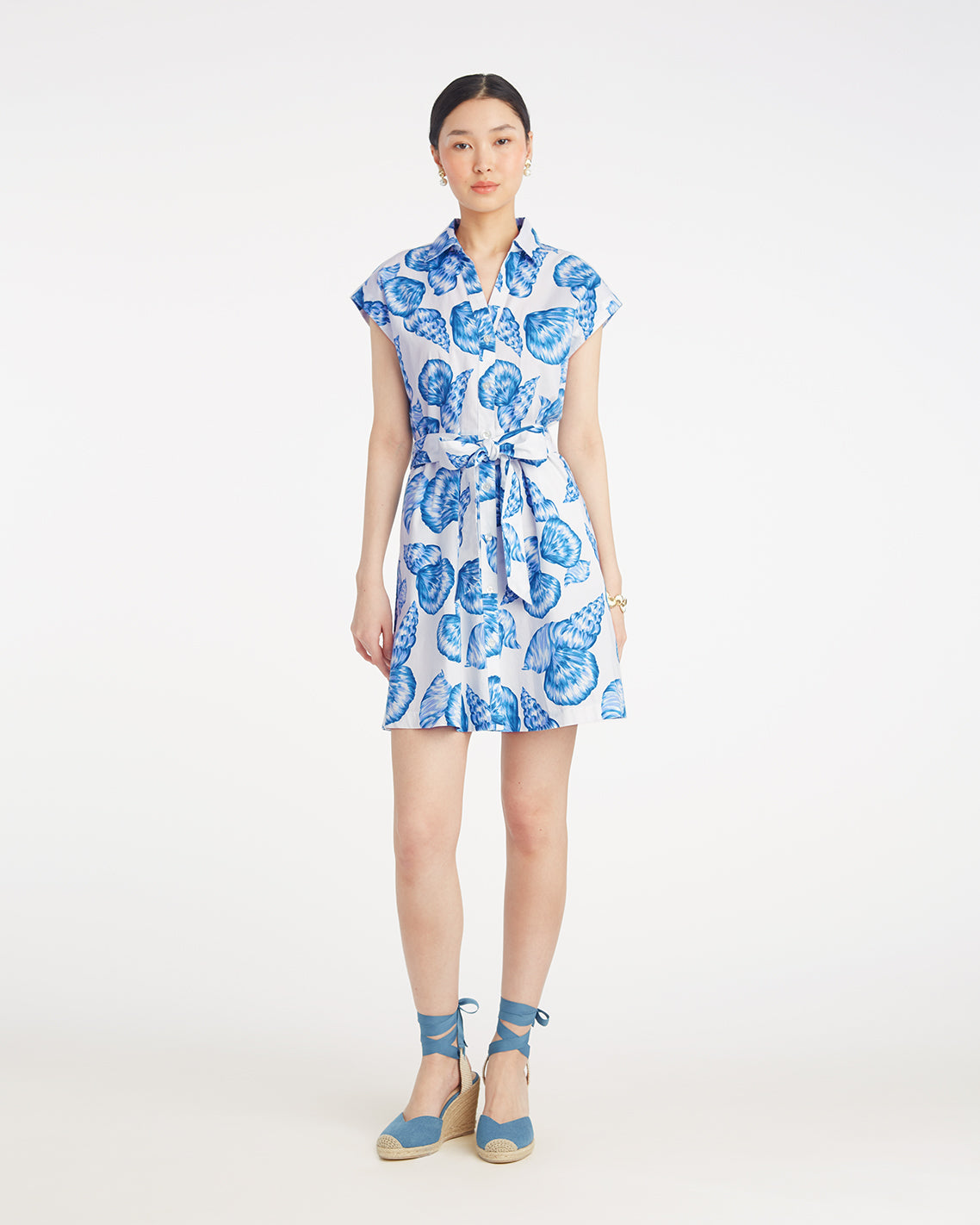 Trisha Shirtdress in Seashells | Draper James Sale