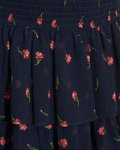 Katie Midi Dress in Ditsy Autumn Flowers | Draper James Latest