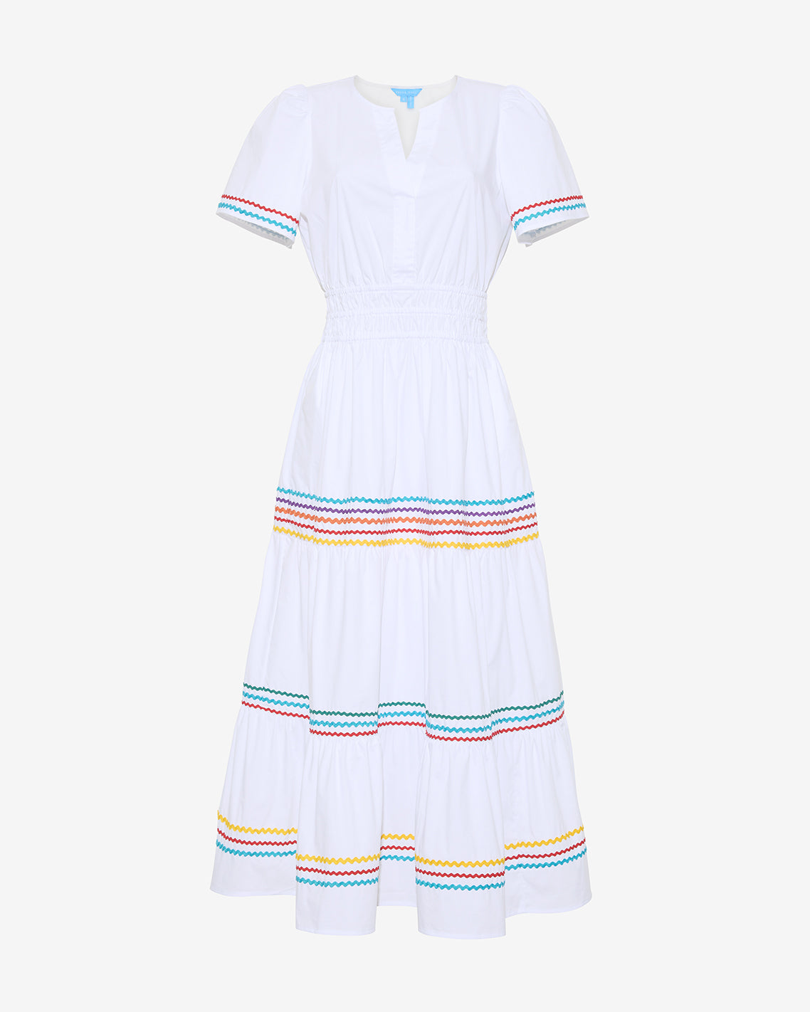 Hollie Midi Dress in Rainbow Ric Rac | Draper James Value