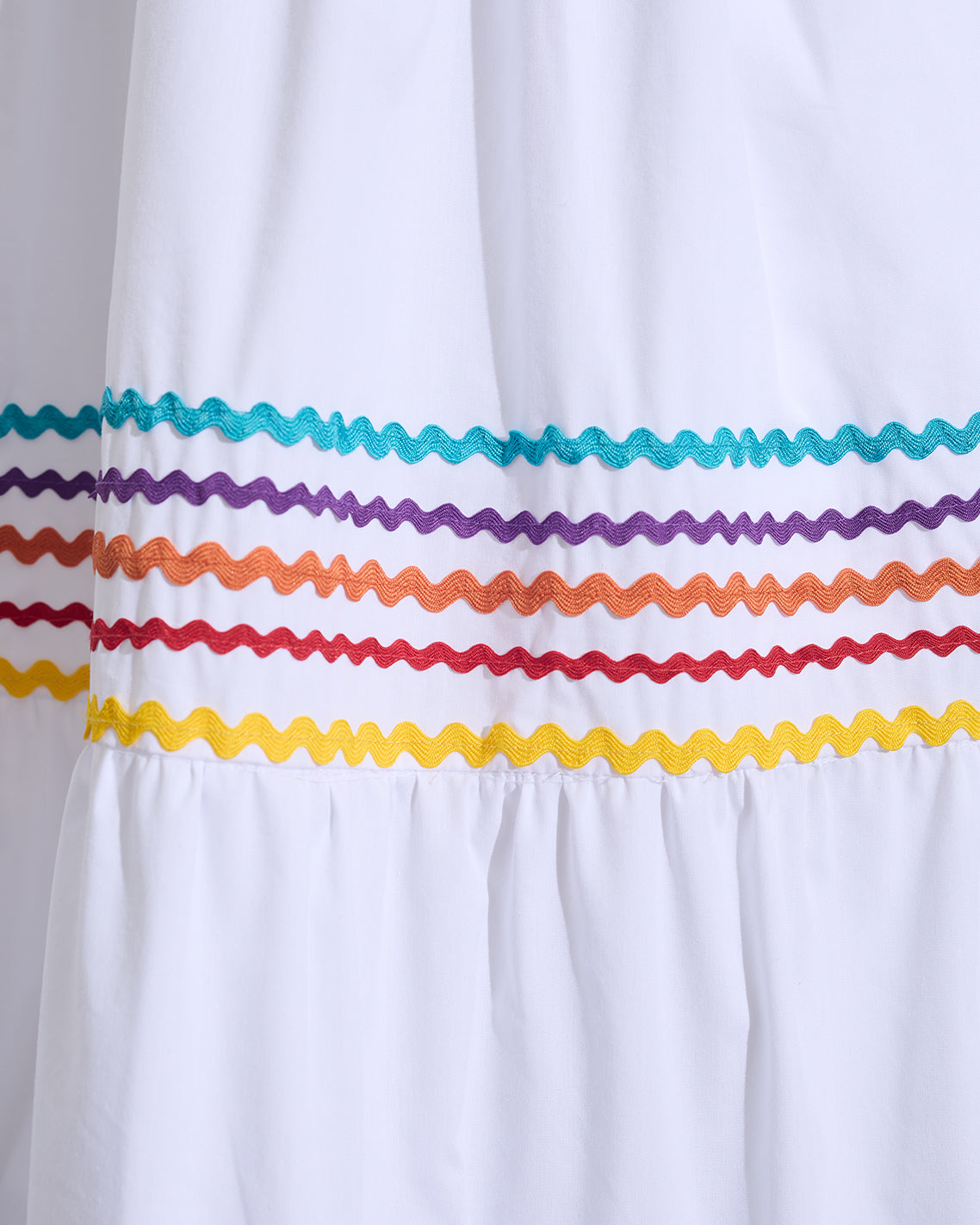 Hollie Midi Dress in Rainbow Ric Rac | Draper James Value