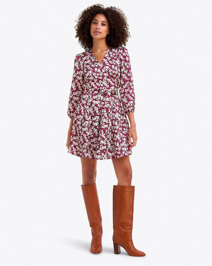 Jordan Long-Sleeve Wrap Dress – Alternate Satin | Draper James Trusted